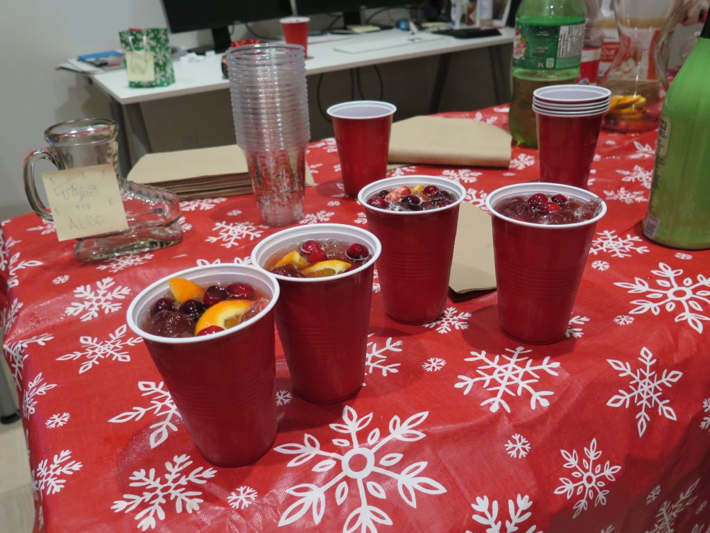 b2b marketing agency holiday party